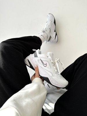 Кроссовки Nike M2K Tekno White Black белые с чёрным (36-41) 2959 фото