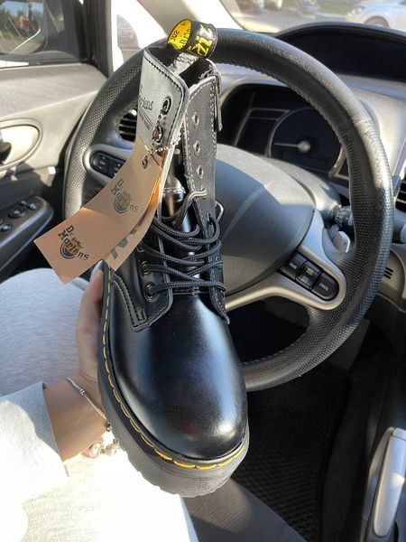 Женские ботинки Dr. Martens Black чёрные (36-41) 2968 фото