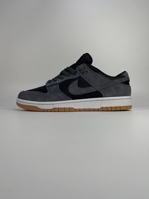 Мужские кроссовки Nike SB Dunk Low Grey Black серые с чёрным (41-45) 3085 фото