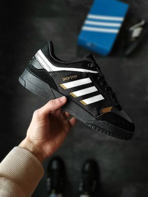 Мужские кроссовки Adidas Drop Step черно-белые (41-46) 2891 фото