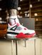 Кроссовки Nike Air Jordan 4 Retro Fire Red (41-46) 2912 фото 9