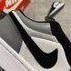 Мужские кроссовки Nike Air Jordan 1 Retro Low темно-серые с чёрно-белым низкие (41-45) 2920 фото 8