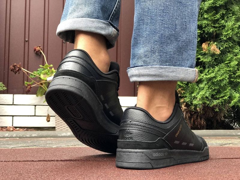 Мужские кроссовки Adidas Drop Step чёрные (41-46) 2889 фото