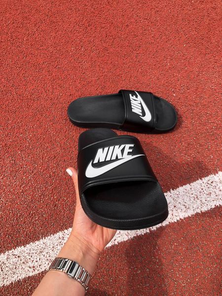 Мужские тапочки Nike шлёпки найк чёрные шлепанцы (41-45) 3197 фото