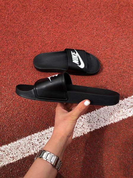 Мужские тапочки Nike шлёпки найк чёрные шлепанцы (41-45) 3197 фото