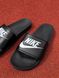 Мужские тапочки Nike шлёпки найк чёрные шлепанцы (41-45) 3197 фото 2