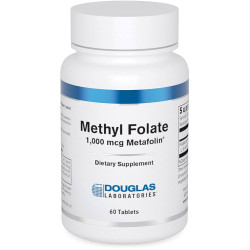 Метилфолат 1000 мкг, Methyl Folate (L-5-MTHF) Douglas Laboratories, 60 таблеток