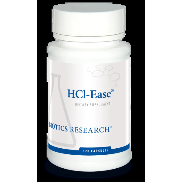 Гастроезофагеальна підтримка, HCl-Ease, Biotics Research, 120 капсул
