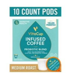 Кофе с пробиотиками, VitaCup Immunity Probiotic Blend Pods, 10 шт
