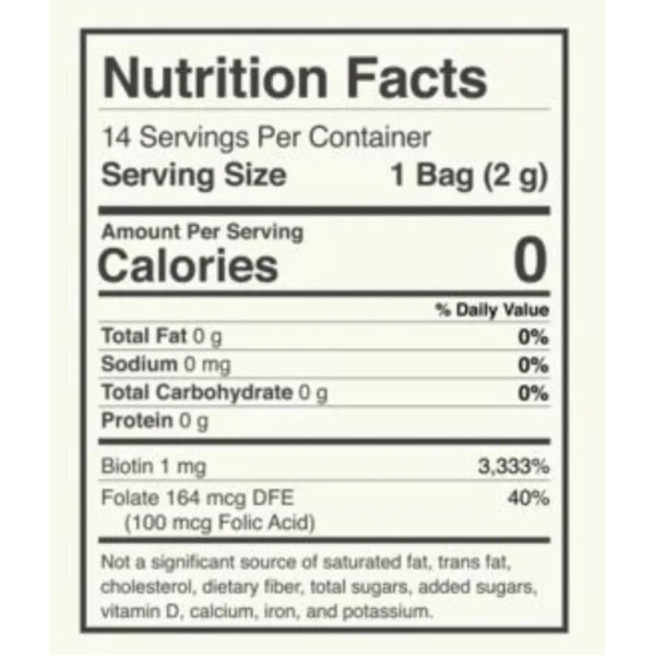 Настояний чай з колагеном, біотин і вітамінами, Beauty Tea Bags, VitaCup, 28 шт