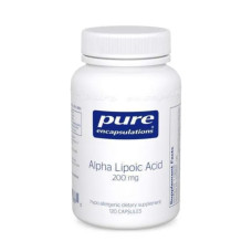 Альфа-ліпоєва кислота 200 мг, Alpha Lipoic Acid Pure Encapsulations, 120 капсул