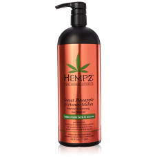 Зволожуючий кондиціонер для об'єму волосся, солодкий ананас та медова диня, Herbal Volumizing Conditioner Hempz, 1 л