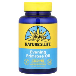 Олія вечірньої примули 1300 мг, Nature's Life Evening Primrose Oil, 60 капсул