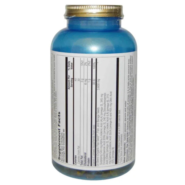 Омега 3 6 9 (Omega 3-6-9), Health From The Sun, 180 капсул