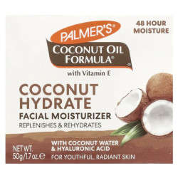 Крем для лица с кокосовым маслом и витамином E, Palmers Coconut Hydrate Facial Moisturizer Coconut Oil Formula Vitamin E, восстановление и увлажнение, 50 г