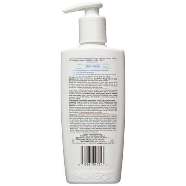 Лосьйон для тіла від розтяжок з маслом какао та вітаміном Е, Body Lotion, Palmer's, масажний, 250 мл