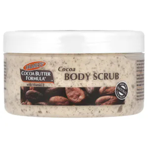 Скраб для тіла з маслом какао, Cocoa Butter Formula® з Vitamin E, Cocoa Body Scrub, Palmer's, відлущує, очищує, полірує, формула з вітаміном Е, 200 г