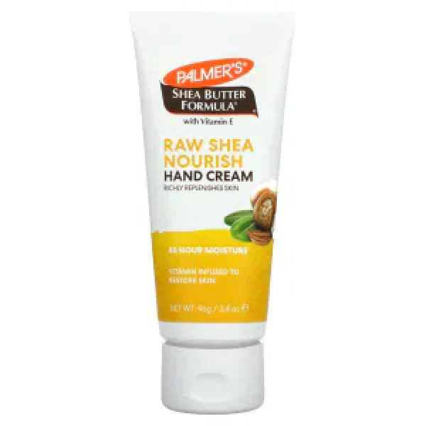 Крем для рук з маслом ши, Raw Shea Nourish Hand Cream, Palmer's, поживна формула зволожуюча з вітаміном Е, 96 г