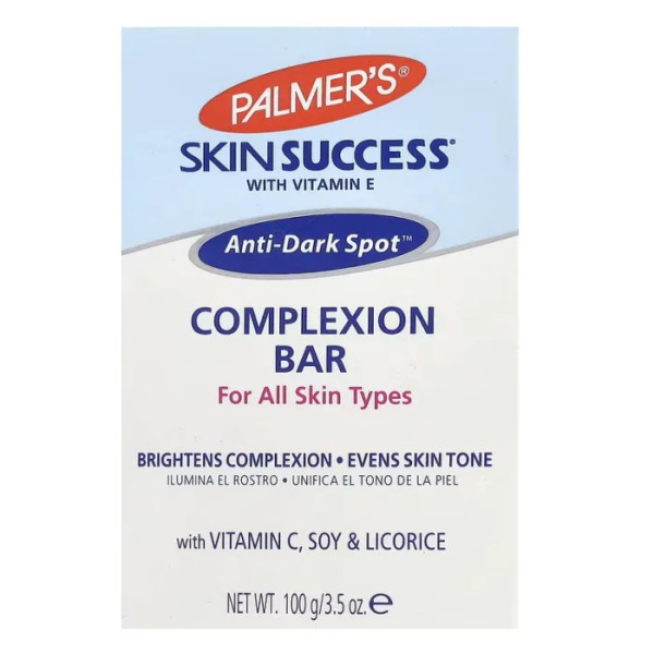 Мило для обличчя, Complexion Bar, Palmer's, з вітаміном Е, кускове мило для покращення кольору обличчя, 100 г