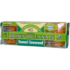 Рисові снеки з водоростями Тамари, Baked Brown Rice Snaps Edward & Sons, 100 г
