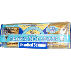Рисові крекери з несолоним кунжутом, Rice Snaps Edward & Sons, 100 г