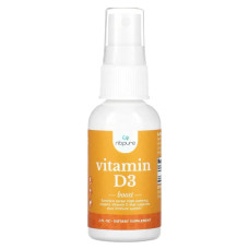 Вітамін D3, спрей, NB Pure Vitamin D3, 59 мл