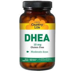 ДГЕА 10 мг, Country Life DHEA, 50 капсул