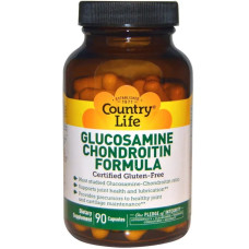 Глюкозамін хондроїтин, Country Life Glucosamine Chondroitin, 90 капсул