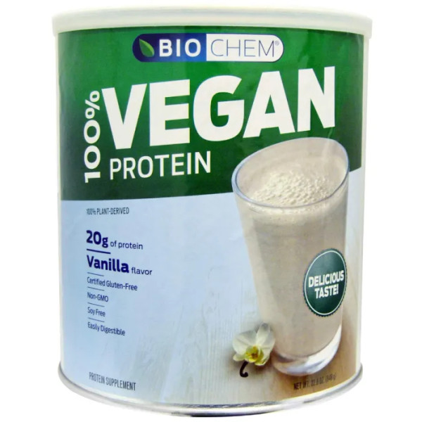 Протеин веган (ваниль), Vegan Protein, Biochem, 648 г.