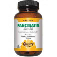 Панкреатин, Country Life Панкреатин, 100 таблеток