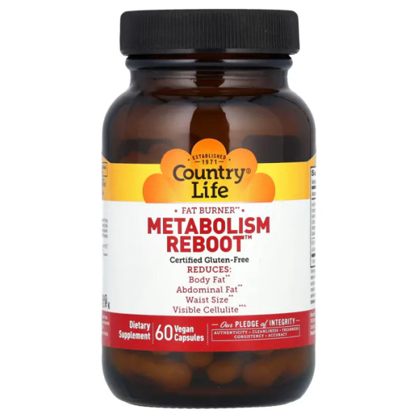 Перезавантаження метаболізму, Metabolism Reboot, Country Life, 60 вегетаріанських капсул
