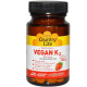 Витамин К2 (Vegan K2), Country Life, клубника, 500 мкг, 60 табл