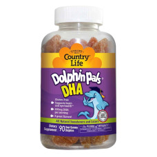 Риб'ячий жир для дітей, Country Life DHA, 3 смаки, 90 желей.