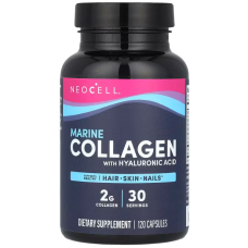 Морський колаген та гіалуронова кислота, Neocell Marine Collagen, 120 капсул