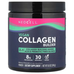 Веганский коллаген альтернативный порошок, гибискус, NeoCell Vegan Beauty Builder Collagen, 240 г