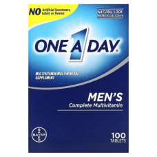 Мультивітаміни та мінерали для чоловіків, One-A-Day Men's Complete Multivitamin, 100 таблеток