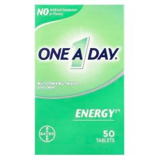 Мультивітаміни та мінерали для енергії, One-A-Day Multivitamin Multimineral Supplement, 50 таблеток