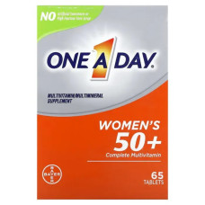 Мультивітаміни та мінерали для жінок 50+, One-A-Day Women's 50+ Complete Multivitamin, 65 таблеток