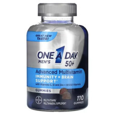 Мультивітаміни для чоловіків 50+, Advanced Multivitamin One-A-Day, 110 жувальних таблеток