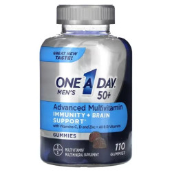 Мультивітаміни для чоловіків 50+, Advanced Multivitamin One-A-Day, 110 жувальних таблеток