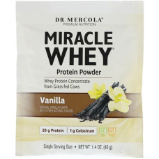 Сироватковий протеїн порошок, смак ванілі, Dr. Mercola Whey Protein, 40 г