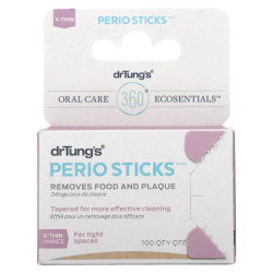 Зубочистки, Dr. Tung's Perio Sticks, ультратонкие 100 шт