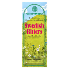 Шведская горечь, Swedish Bitters Nature's Way NatureWorks, европейский травяной экстракт, 1000 мл