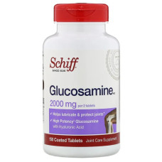 Глюкозамін 2000 мг, Schiff Glucosamine HCl, 150 таблеток (1000 мг на таблетку)