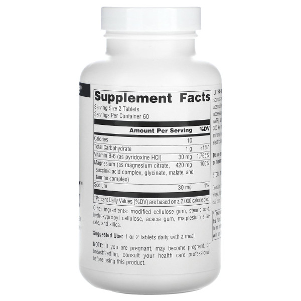 Магній (ультра), Ultra-Mag, Source Naturals, 240 таблеток