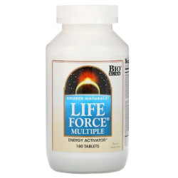 Витаминный комплекс для энергии, Source Naturals Life Force Multiple, 180 таблеток
