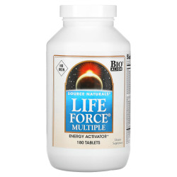 Мультивітаміни для імунітету без заліза, Force Multiple, Source Naturals, 180 таблеток