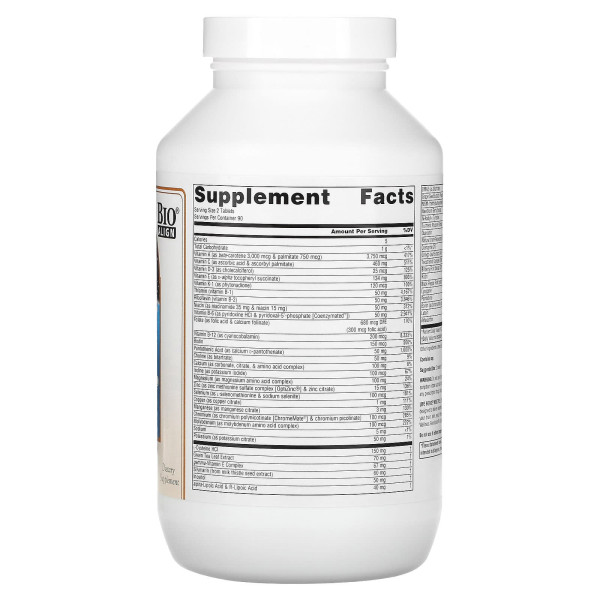 Мультивітаміни для імунітету, Force Multiple, Source Naturals, без заліза, 180 таблеток