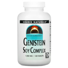 Соевые изофлавоны 1000 мг, Source Naturals Genistein Soy, комплекс 120 таблеток