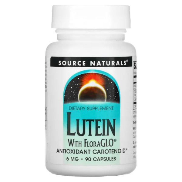 Лютеїн (Lutein), Source Naturals, 6 мг, 90 капсул